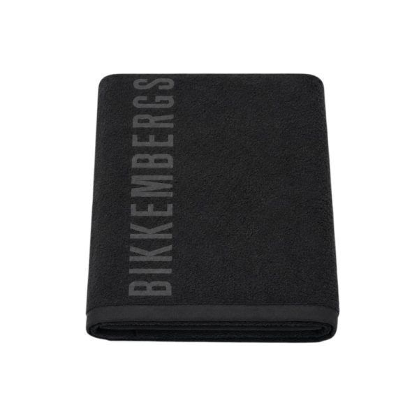 Bikkembergs - Πετσέτα Θαλάσσης Βαμβακερή 90x168 cm BKK26MTW02-BLACK Μαύρο BKK26MTW02-BLACK