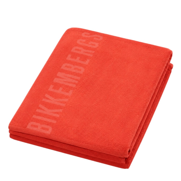 Bikkembergs - Πετσέτα Θαλάσσης Βαμβακερή 90x168 cm BKK26MTW02-RED Κόκκινο BKK26MTW02-RED