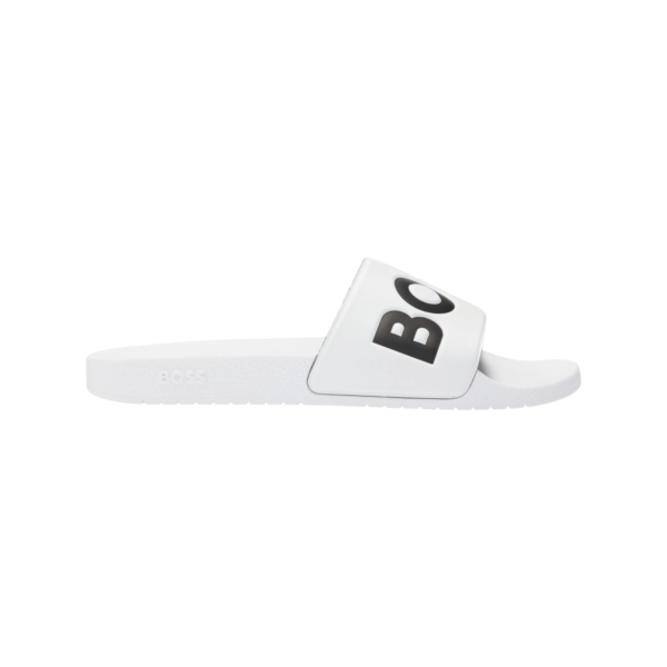 Hugo Boss - Ανδρικές Παντόφλες Aryeh 50536835-101 Λευκό