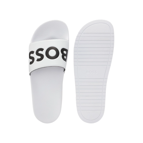 Hugo Boss - Ανδρικές Παντόφλες Aryeh 50536835-101 Λευκό 50536835-101