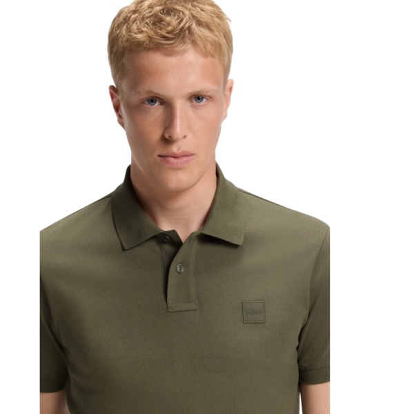 Hugo Boss - Ανδρικό Κοντομάνικο Polo Passenger 50507803-325 Λαδί 50507803-325