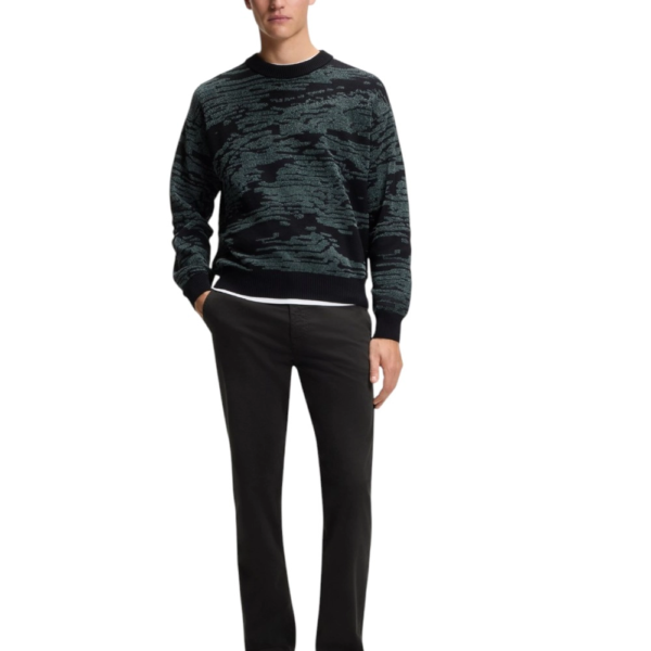 Hugo Boss - Ανδρικό Παντελόνι Chino 50534378-001 Μαύρο 50534378-001