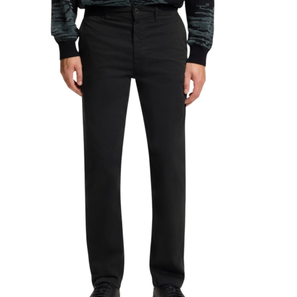 Hugo Boss - Ανδρικό Παντελόνι Chino 50534378-001 Μαύρο 50534378-001