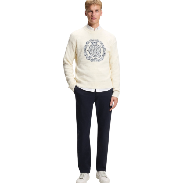 Hugo Boss - Ανδρικό Παντελόνι Chino Regular 1 50534378-404 Μπλε 50534378-404