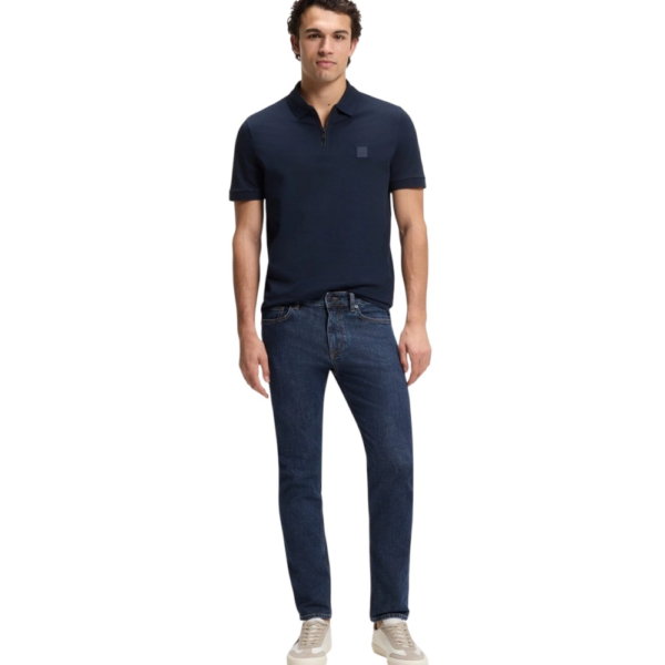 Hugo Boss - Ανδρικό Παντελόνι Τζιν Delaware 50564546-412 Μπλε 50564546-412