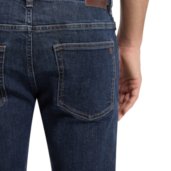 Hugo Boss - Ανδρικό Παντελόνι Τζιν Delaware 50564546-412 Μπλε 50564546-412