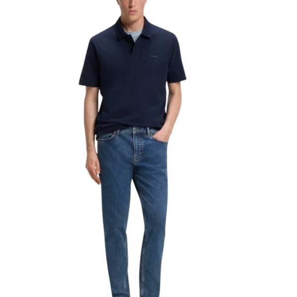 Hugo Boss - Ανδρικό Παντελόνι Τζιν Onyx Bo Tapered Fit 50566052-433 Μπλε 50566052-433