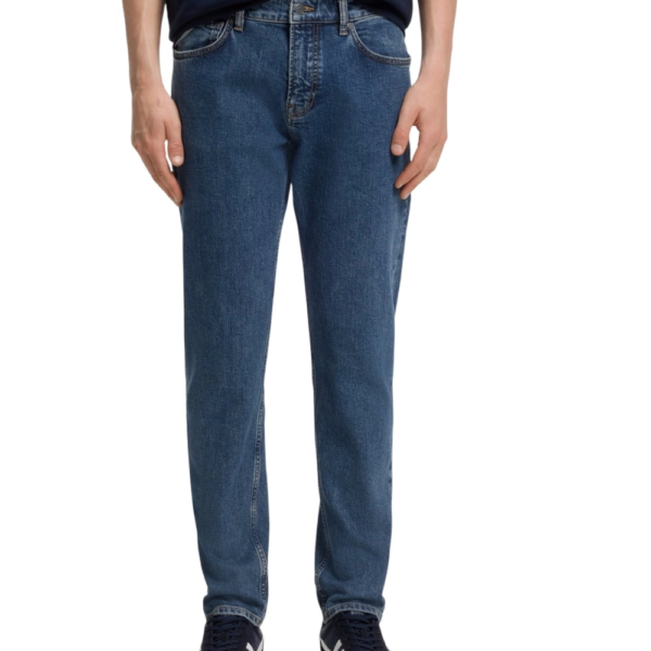 Hugo Boss - Ανδρικό Παντελόνι Τζιν Onyx Bo Tapered Fit 50566052-433 Μπλε 50566052-433