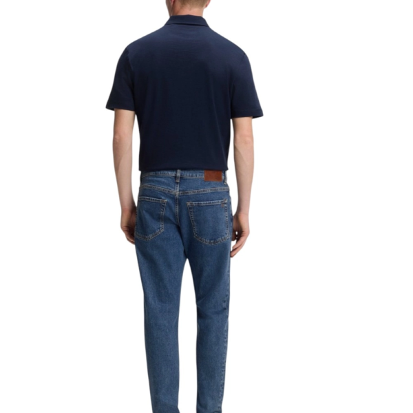 Hugo Boss - Ανδρικό Παντελόνι Τζιν Onyx Bo Tapered Fit 50566052-433 Μπλε 50566052-433