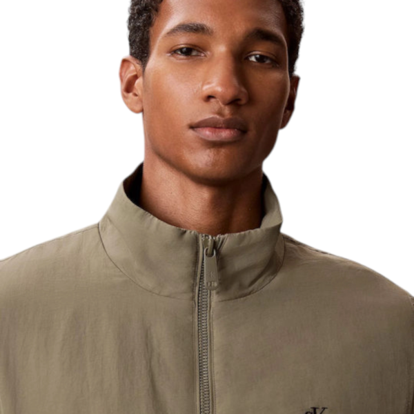 Calvin Klein - Ανδρικό Τζάκετ Ls Padded Nylon Harrigton LV04RG500G-LDY Λαδί LV04RG500G-LDY