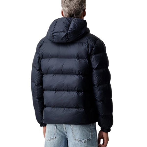 Calvin Klein - Ανδρικό Μπουφάν Ls Ltwt Nylon Padded Hooded Puff LV04RG513G-CEF Μπλε LV04RG513G-CEF