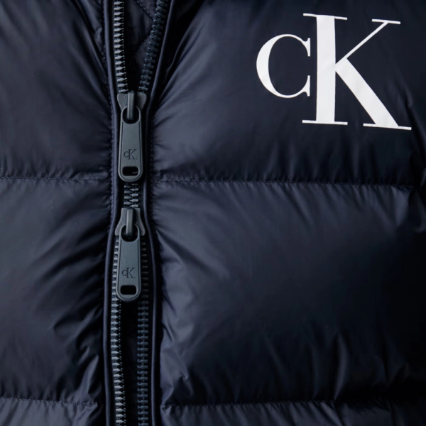 Calvin Klein - Ανδρικό Μπουφάν Ls Ltwt Nylon Padded Hooded Puff LV04RG513G-CEF Μπλε LV04RG513G-CEF