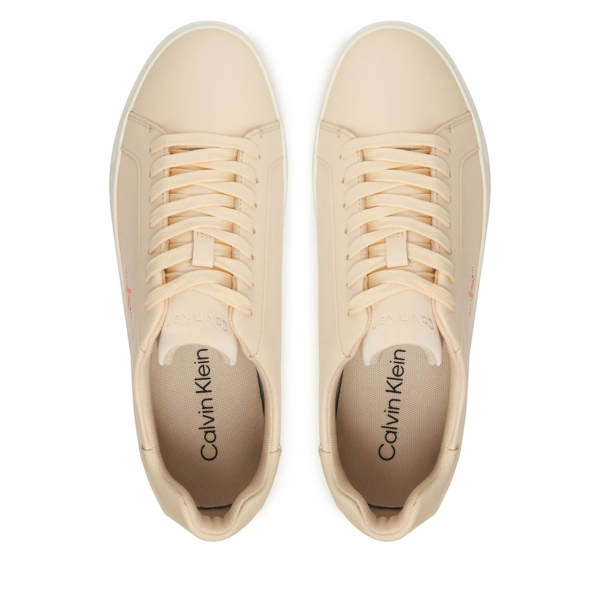 Calvin Klein - Γυναικεία Sneakers Low Pro Cups Lth Ml HW0HW03146-0F4 Μπεζ HW0HW03146-0F4