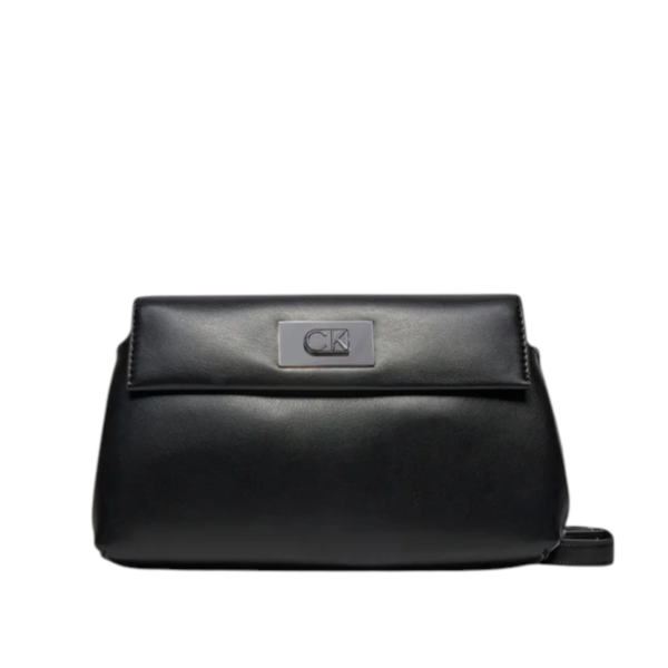 Calvin Klein - Γυναικεία Τσάντα Ώμου/Χιαστή Ck Push Crossbody K60K612633-BEH Μαύρο