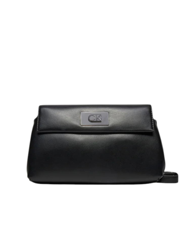 Calvin Klein - Γυναικεία Τσάντα Ώμου/Χιαστή Ck Push Crossbody K60K612633-BEH Μαύρο