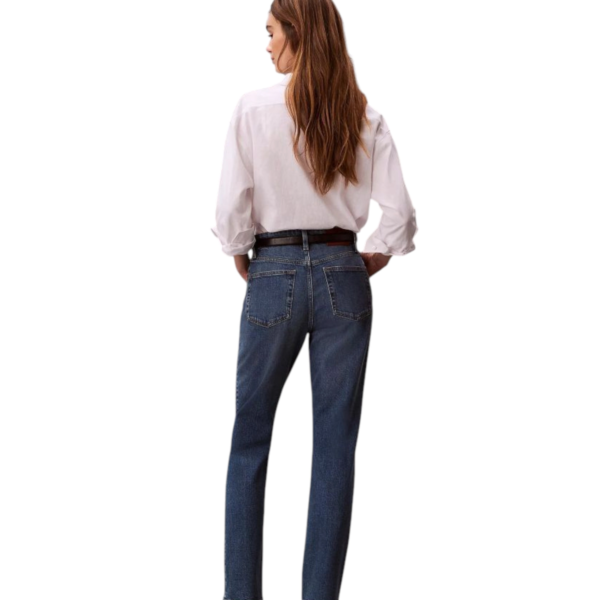 Calvin Klein - Γυναικείο Παντελόνι Jeans High Rise Straight Vintage Sky LV047F711G-SBB Μπλε LV047F711G-SBB