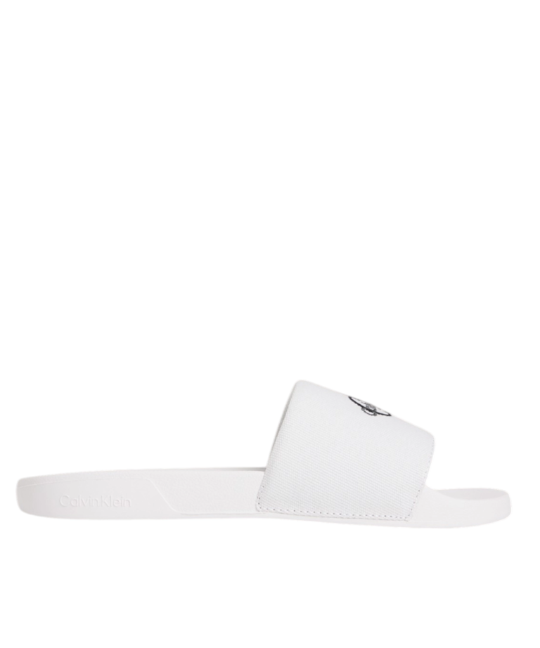 Calvin Klein – Γυναικείες Παντόφλες Ess Slides Cv HW0HW02958-01W Λευκό