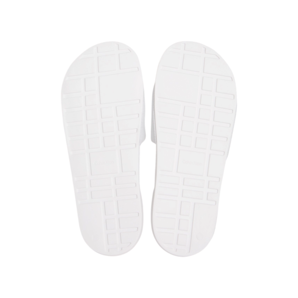 Calvin Klein – Γυναικείες Παντόφλες Ess Slides Cv HW0HW02958-01W Λευκό HW0HW02958-01W