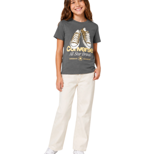 Converse - T‑shirt Για Κορίτσια 4CJ847-GDA Γκρι 4CJ847-GDA