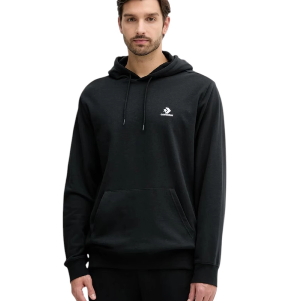 Converse - Ανδρική Μακρυμάνικη Φούτερ Embroidered Star Chevron Standard-Fit CVM5K874-001 Μαύρο
