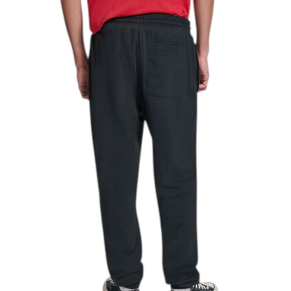 Converse - Ανδρικό Παντελόνι Φόρμας Embroidered Star Chevron Standard-Fit CVM5B873-001 Μαύρο CVM5B873-001