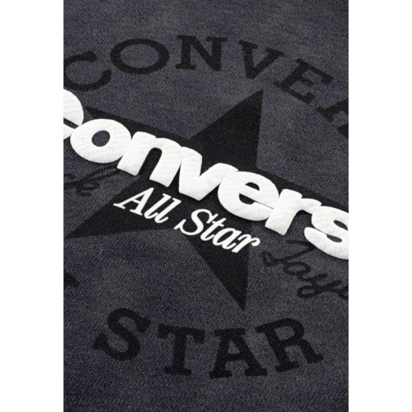 Converse - Μπλούζα Φούτερ Για Κορίτσια Με Κουκούλα 4CJ838-GDA Μαύρο 4CJ838-GDA