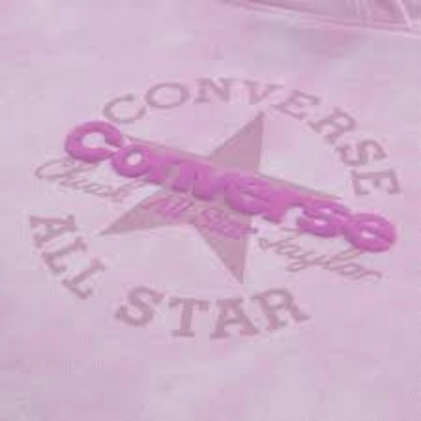 Converse - Μπλούζα Φούτερ Με Κουκούλα Για Κορίτσια 4CJ838-AMH Ροζ 4CJ838-AMH