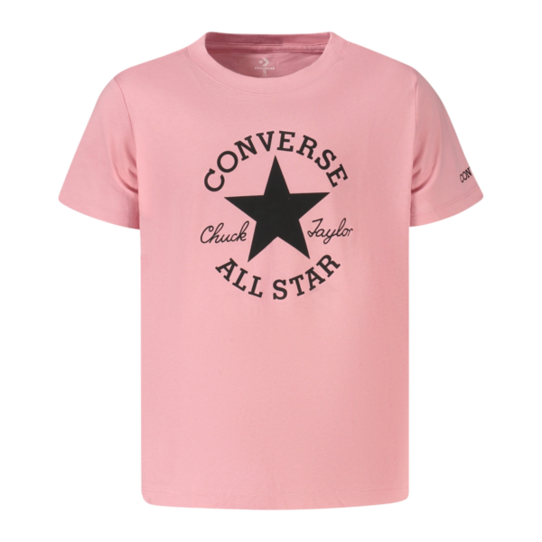 Converse - Παιδική Μπλούζα T-Shirt για Κορίτσια 4CH526-AI4 Ροζ 4CH526-AI4