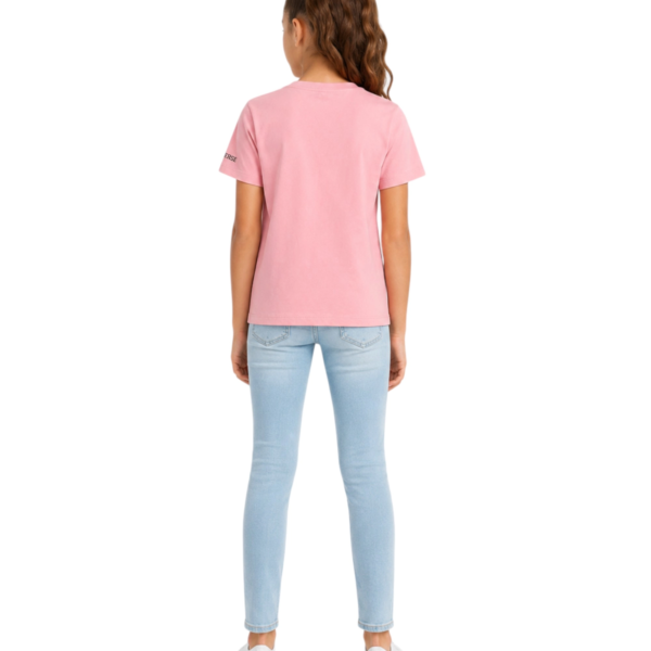 Converse - Παιδική Μπλούζα T-Shirt για Κορίτσια 4CH526-AI4 Ροζ 4CH526-AI4