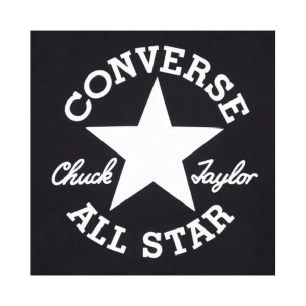 Converse - Παιδική Μπλούζα Φούτερ με Κουκούλα 4CH525-023 Μαύρο 4CH525-023