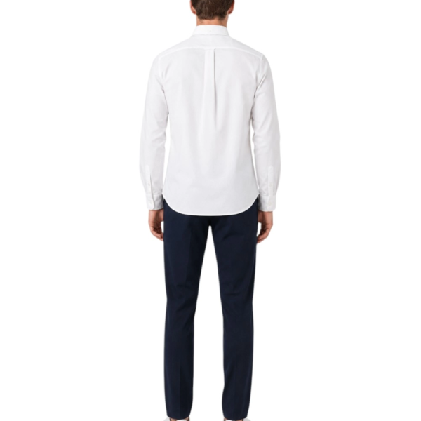 Guess Jeans - Ανδρικό Πουκάμισο M6YH04W2561-G011 Λευκό M6YH04W2561-G011