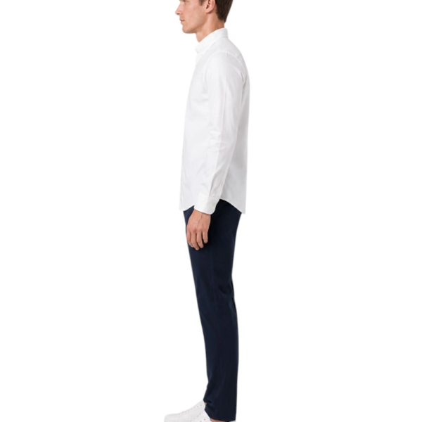 Guess Jeans - Ανδρικό Πουκάμισο M6YH04W2561-G011 Λευκό M6YH04W2561-G011