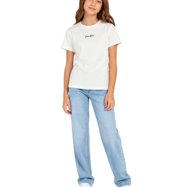 Guess Jeans - Παιδικό Κοντομάνικο Μπλουζάκι J6YI41K4760-G054 Λευκό