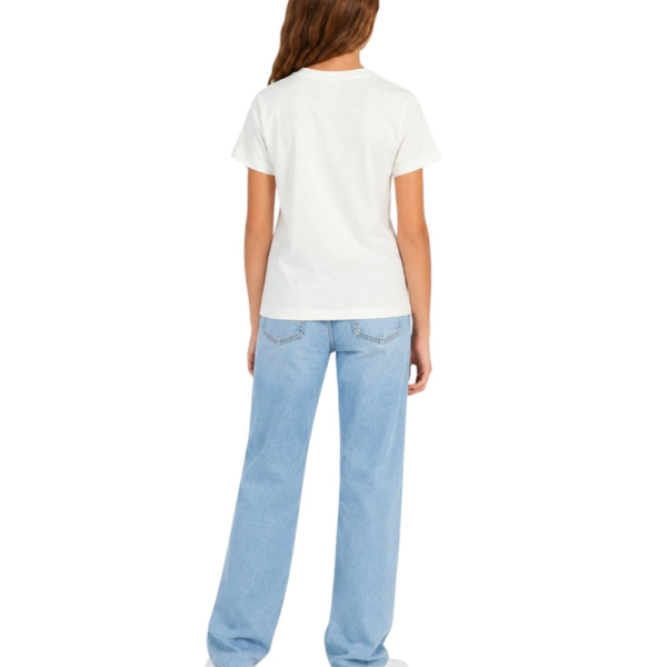 Guess Jeans - Παιδικό Κοντομάνικο Μπλουζάκι J6YI41K4760-G054 Λευκό J6YI41K4760-G054