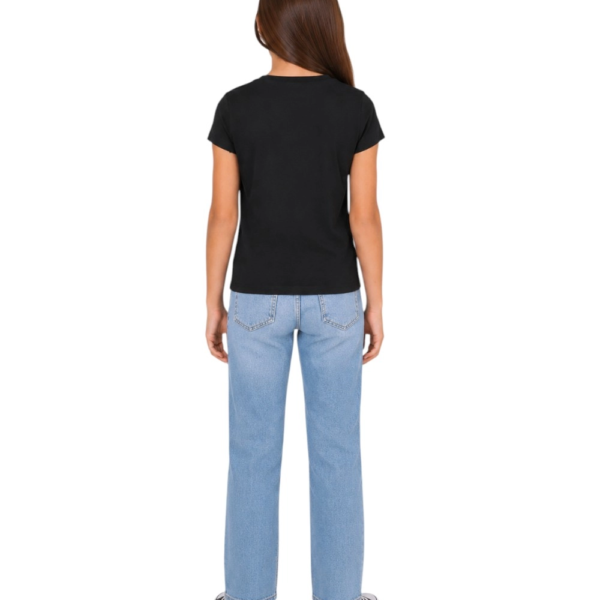 Guess Jeans - Παιδικό Κοντομάνικο Μπλουζάκι J6YI41K4760-JBLK Μαύρο J6YI41K4760-JBLK