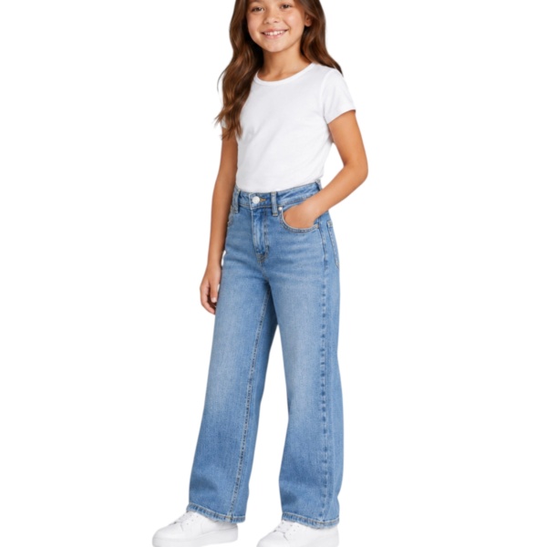 Guess Jeans - Παιδικό Τζιν Παντελόνι Για Κορίτσια J6YA10D1217-DPTE Μπλε J6YA10D1217-DPTE