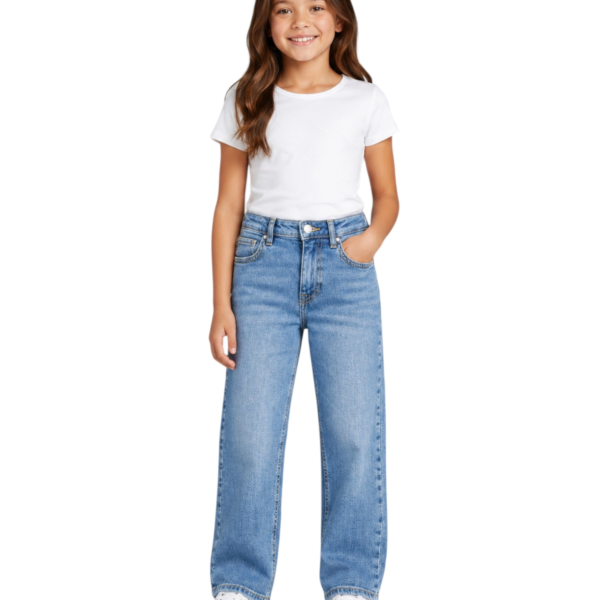 Guess Jeans - Παιδικό Τζιν Παντελόνι Για Κορίτσια J6YA10D1217-DPTE Μπλε J6YA10D1217-DPTE