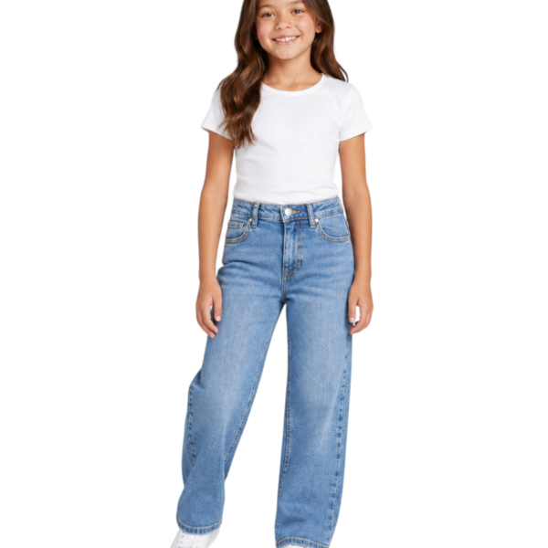 Guess Jeans - Παιδικό Τζιν Παντελόνι Για Κορίτσια J6YA10D1217-DPTE Μπλε J6YA10D1217-DPTE