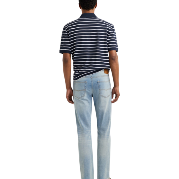 Pepe Jeans - Ανδρικό Τζιν Παντελόνι Cash Straight Fit Mid Rise PM20839584-000 Μπλε Ανοιχτό PM20839584-000