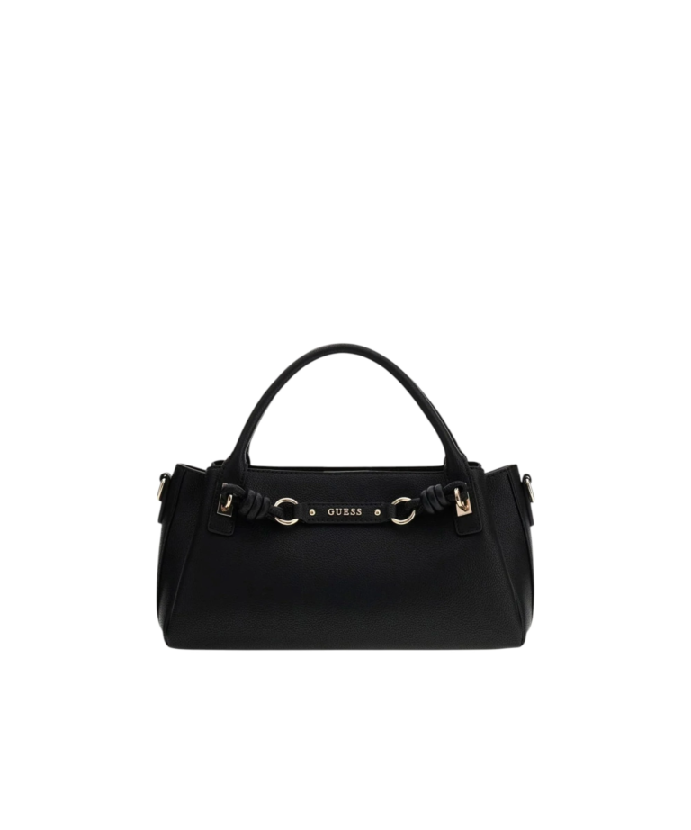 Guess - Γυναικεία Τσάντα Camelia 3-Compartment Satchel HWBG9742060-BLA Μαύρο