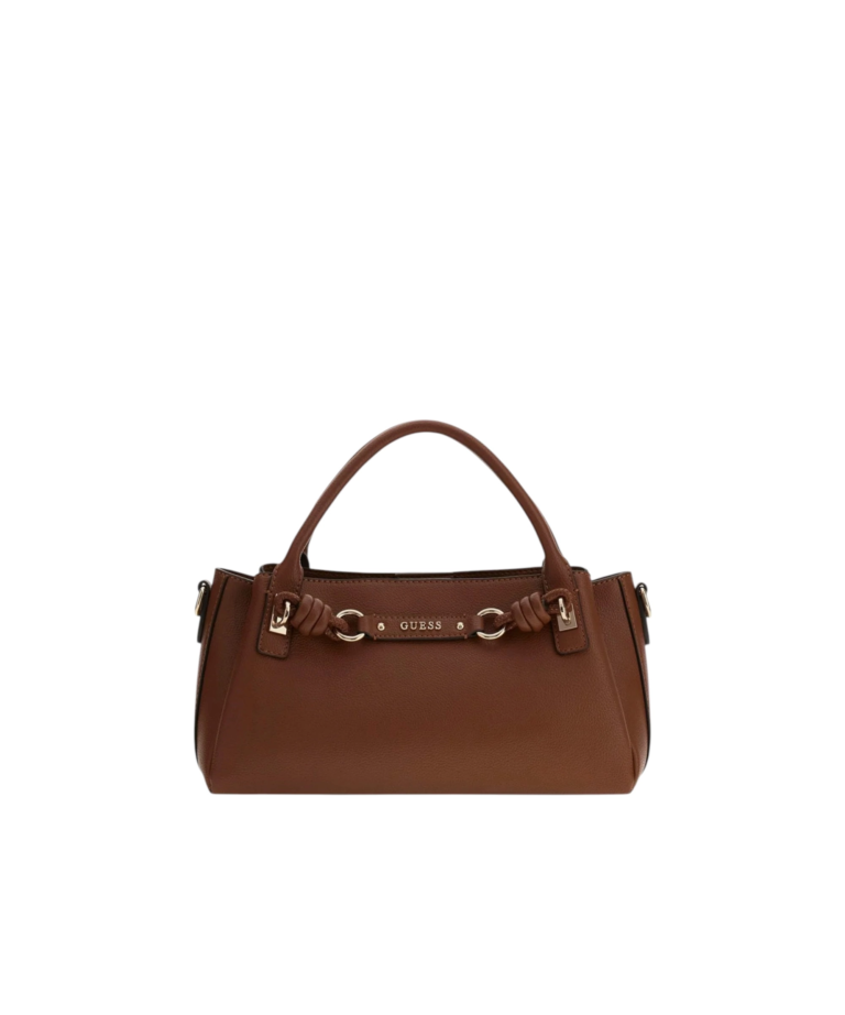 Guess - Γυναικεία Τσάντα Camelia 3-Compartment Satchel HWBG9742060-COQ Καφέ