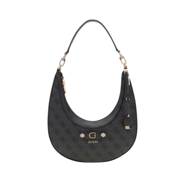 Guess - Γυναικεία Τσάντα Lindsey Hobo HWSG9749010-CLO Ανθρακί