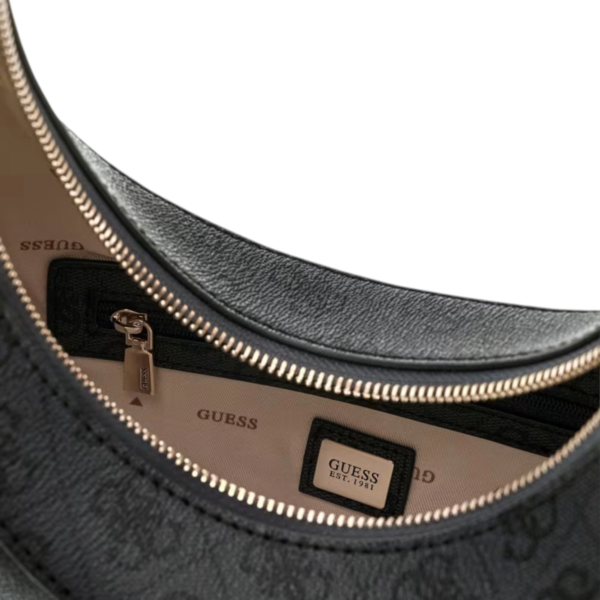 Guess - Γυναικεία Τσάντα Lindsey Hobo HWSG9749010-CLO Ανθρακί HWSG9749010-CLO