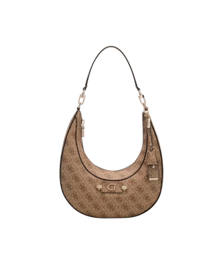 Guess - Γυναικεία Τσάντα Lindsey Hobo HWSG9749010-LTL Καφέ