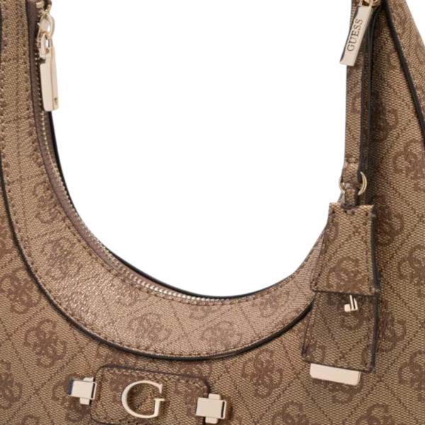 Guess - Γυναικεία Τσάντα Lindsey Hobo HWSG9749010-LTL Καφέ HWSG9749010-LTL