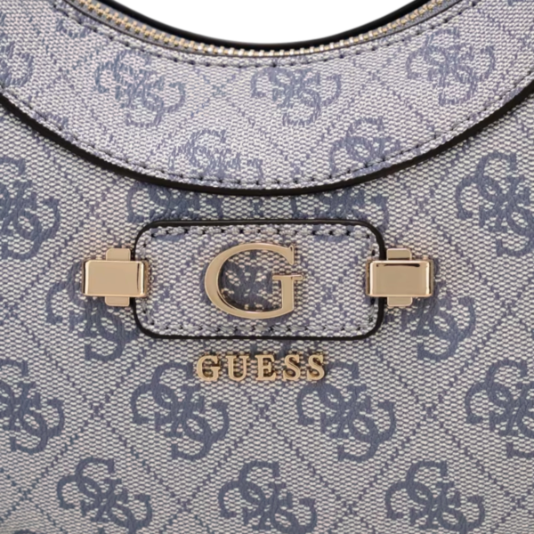 Guess - Γυναικεία Τσάντα Lindsey Hobo HWSG9749010-SLG Μπλε Ανοιχτό HWSG9749010-SLG