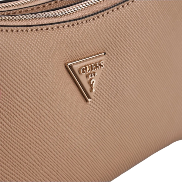 Guess - Γυναικεία Τσάντα Ώμου Noelle II Mini HWZG9672730-BEI Μπεζ HWZG9672730-BEI