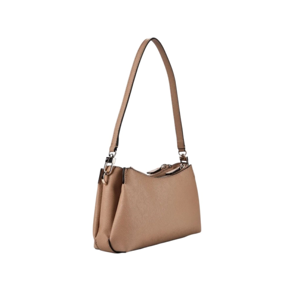 Guess - Γυναικεία Τσάντα Ώμου Noelle II Mini HWZG9672730-BEI Μπεζ HWZG9672730-BEI