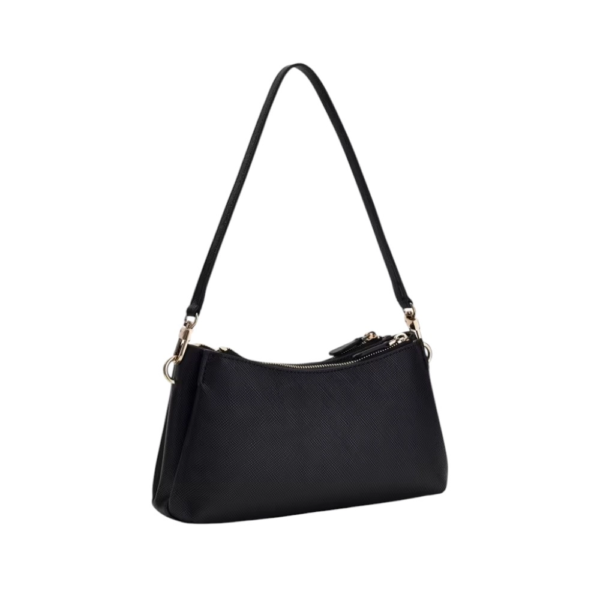 Guess - Γυναικεία Τσάντα Ώμου Noelle II Mini HWZG9672730-BLA Μαύρο HWZG9672730-BLA