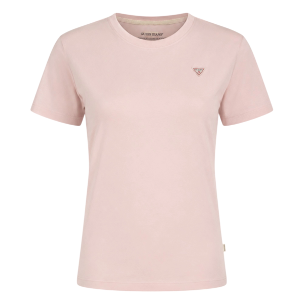 Guess - Γυναικείο T-Shirt Regular Fit W4YI10J1314-A62H Ροζ W4YI10J1314-A62H